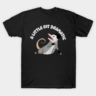 A Little Bit Dramatic - Funny Possum T-Shirt